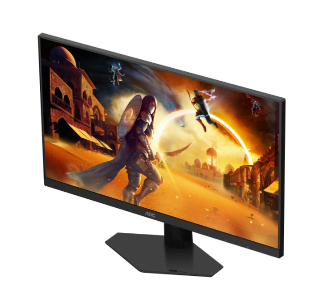 AOC 27G4ZR, 27" Fast IPS WLED, 1920x1080@260Hz (OC, Native 240Hz), 1ms GtG, 0.3ms MPRT, 300cd m/2, 1000:1, Adaptive Sync, FlickerFree, Anti Blue Light, Наклон, Регулиране на височината, Завъртане, Въртене, 2xHDMI, DP