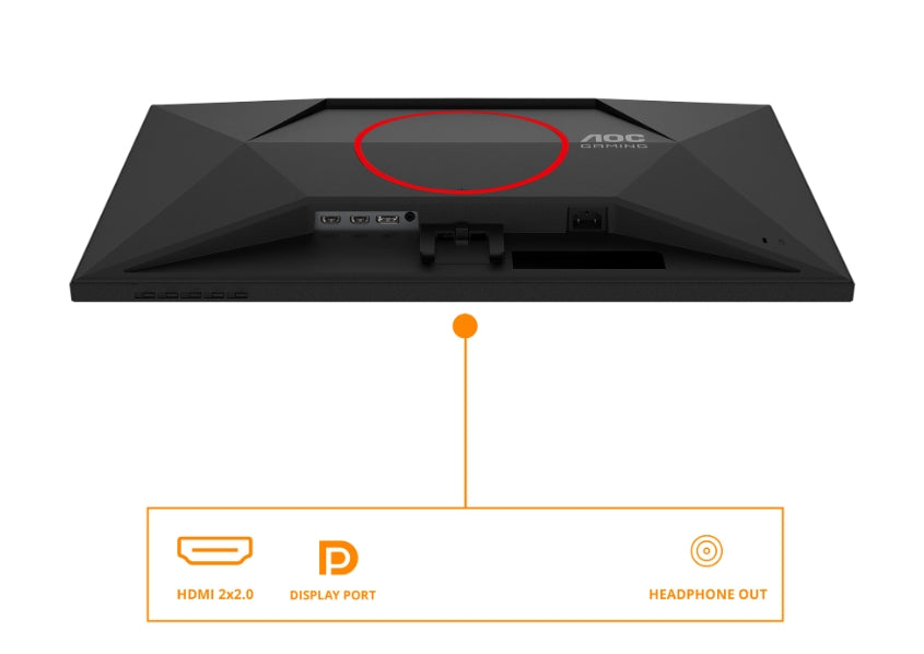 AOC 27G4ZRE, 27" Fast IPS WLED, 1920x1080@260Hz (OC, Native 240Hz), 1ms GtG, 0.3ms MPRT, 300cd m/2, 1000:1, Adaptive Sync, FlickerFree, Anti Blue Light, Tilt, 2xHDMI, DP