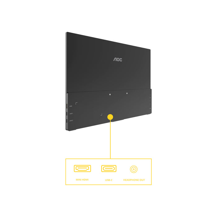 Портативен Монитор с USB-C захранване AOC 16T20E2