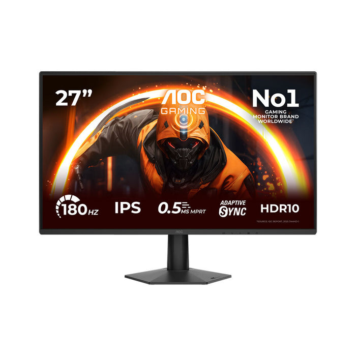 Монитор AOC 27G50F 0.311 мм, 178°/178°, IPS, 27.0 ", 68.6 см, 1920x1080, 180.00 Hz, 4.00 ms, HDMI, DisplayPort, BLACK