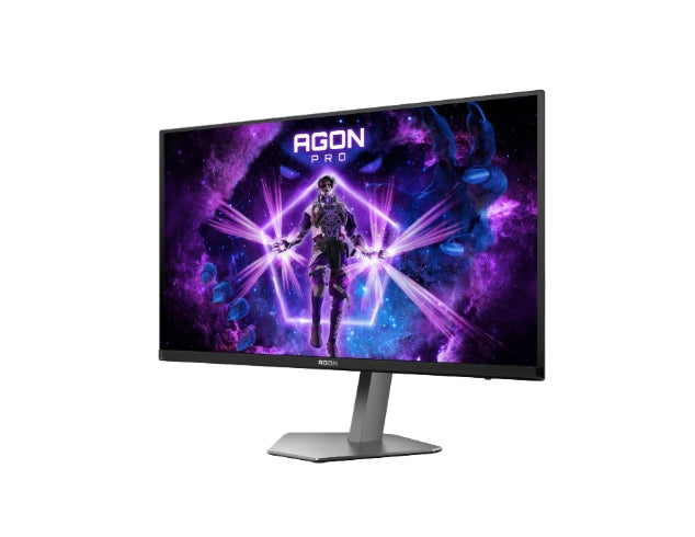 AOC AG276QZD2, 26.7" QD-OLED, 2560x1440@240Hz, 0.03GtG, 1000cd m/2, 1.5M:1, 80M:1 DCR, адаптивна синхронизация, FlickerFree, слаба синя светлина, 5Wx2, наклон, регулиране на височината, завъртане, въртене, 2xHDMI, 2xDP, USB хъб