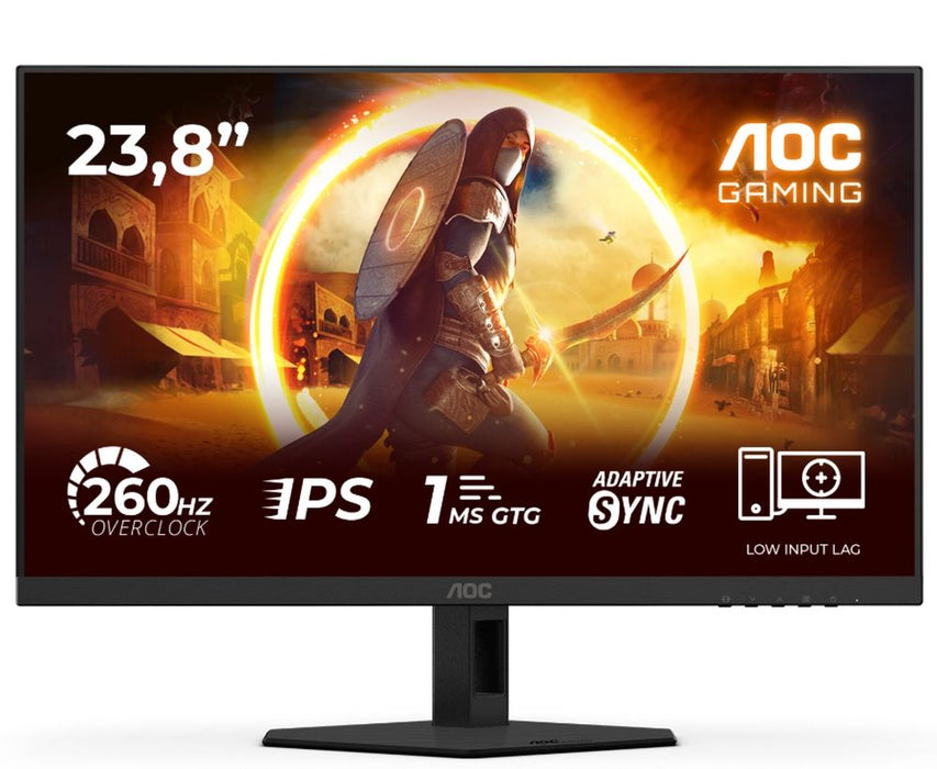 Гейминг монитор AOC - 24G4ZR, 23.8'', FHD, Fast IPS, Anti-Glare