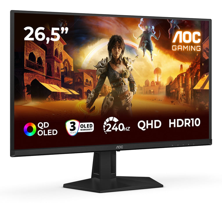 AOC Q27G41ZDF 27 инча QD-OLED 240Hz 0.3ms 400cd/m2 HDMI 2.0 DP1.4