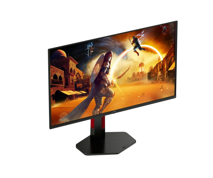 AOC Q27G4SDR, 26.5" QD-OLED, 2560x1440@360Hz, 0.03ms GtG, 1000cd m/2, 1.5M:1, адаптивна синхронизация, FlickerFree, слаба синя светлина, наклон, регулиране на височината, завъртане, въртене, 2xHDMI, DP, USB хъб