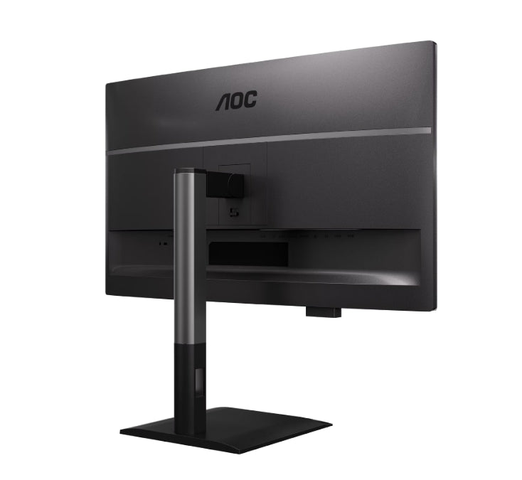 AOC Q27P4CV, 27" IPS WLED, 2560x1440@120Hz, 4ms GtG, 350cd m/2, 1500:1, 50M:1 DCR, Adaptive Sync, FlickerFree, Anti-Blue Light, 2Wx2, Наклон, Регулиране на височината, Завъртане, Въртене, HDMI, DP, USB хъб, RJ45