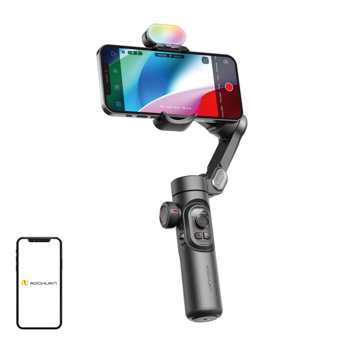 AOCHUAN XE Gimbal с RGB осветление (черен)