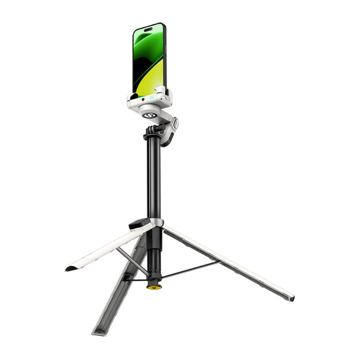 AOCHUAN M3 Pro Gimbal с RGB осветление (бял)