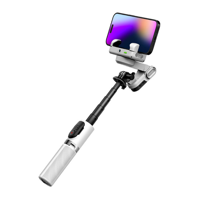 AOCHUAN M1 Pro Gimbal с RGB осветление (бял)