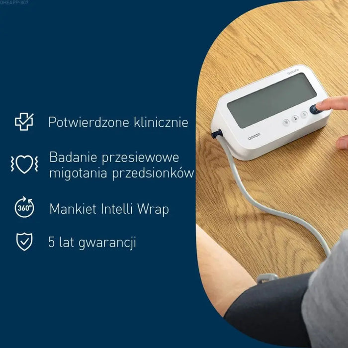 Апарат за кръвно налягане OMRON M3 COMFORT FIBI + захранване