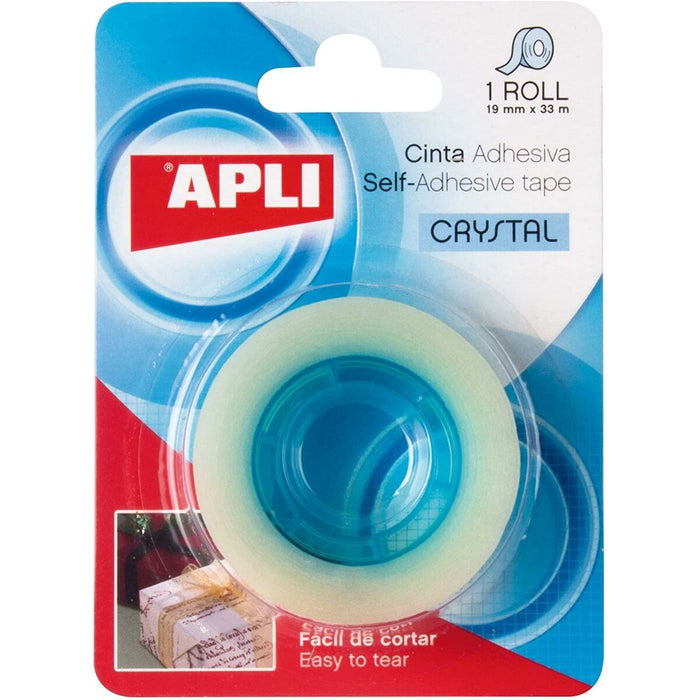 Скоч Apli Прозрачен хартия 10 Части 19 x 33 mm