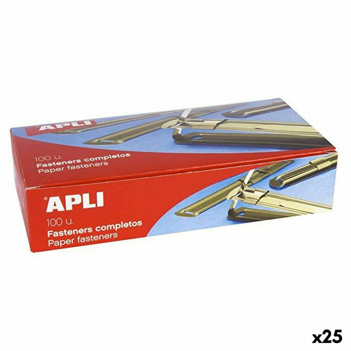 Закопчалка Apli Златен (25 броя)