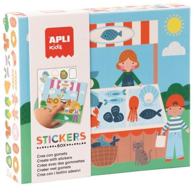 Творчески комплект със стикери Apli Kids - На пазара