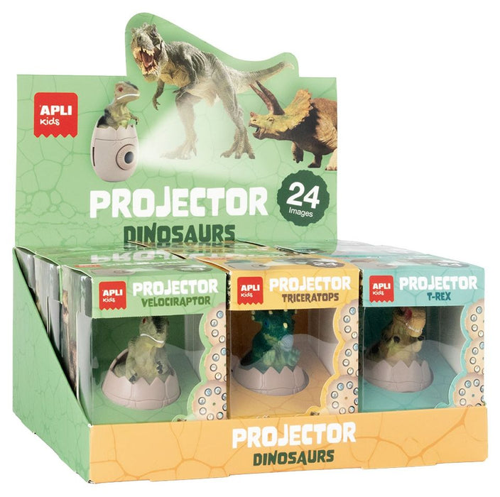 Детски проектор Apli - Kids, T-Rex, с 24 изображения