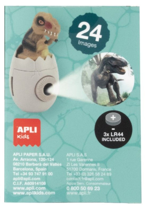 Детски проектор Apli - Kids, T-Rex, с 24 изображения
