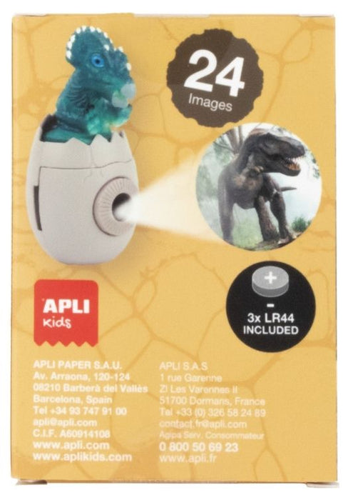 Детски проектор Apli - Kids, Трицератопс, с 24 изображения