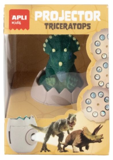 Детски проектор Apli - Kids, Трицератопс, с 24 изображения