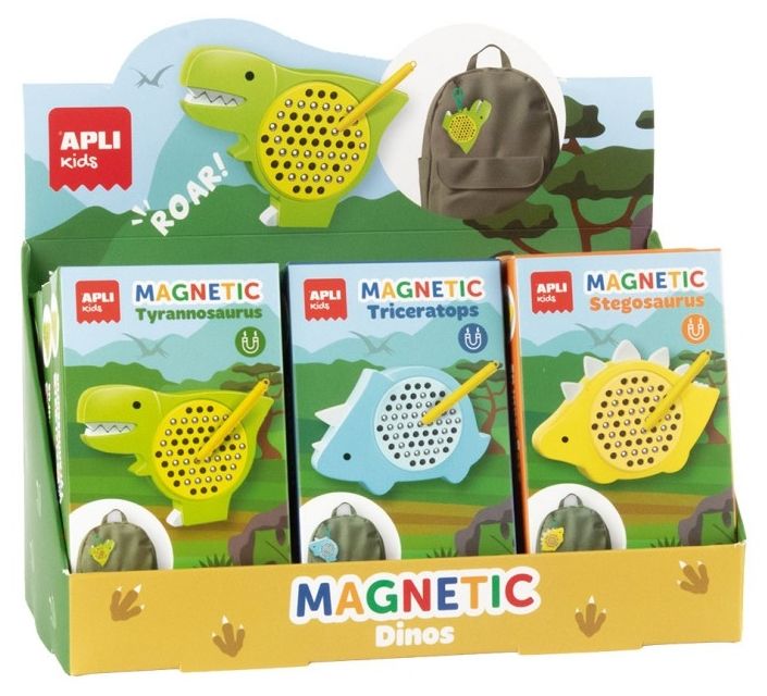 Магнитна дъска за рисуване Apli - Kids, Стегозавър