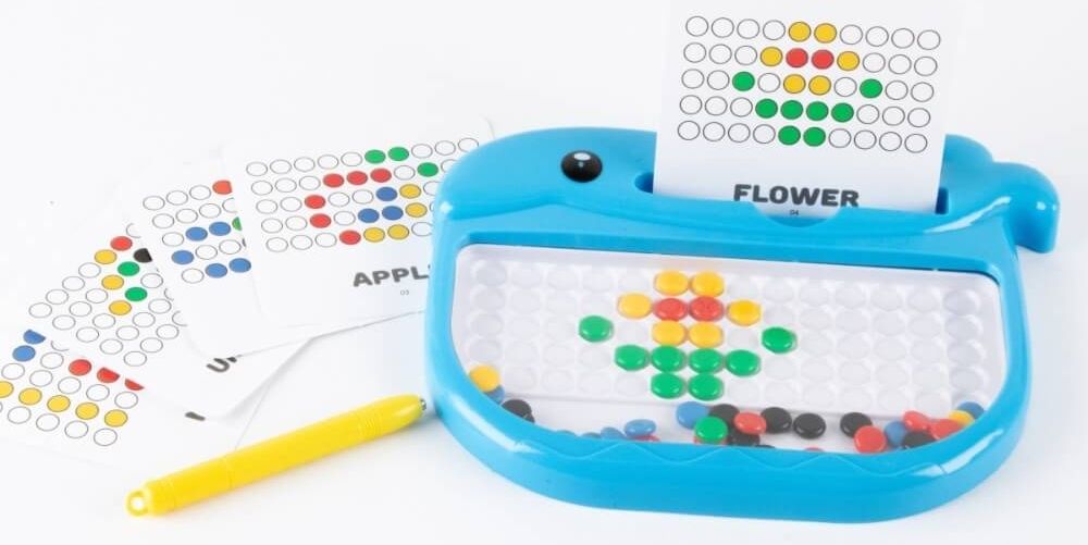Магнитна игра Apli - Kids, Мини мозайка, Кит
