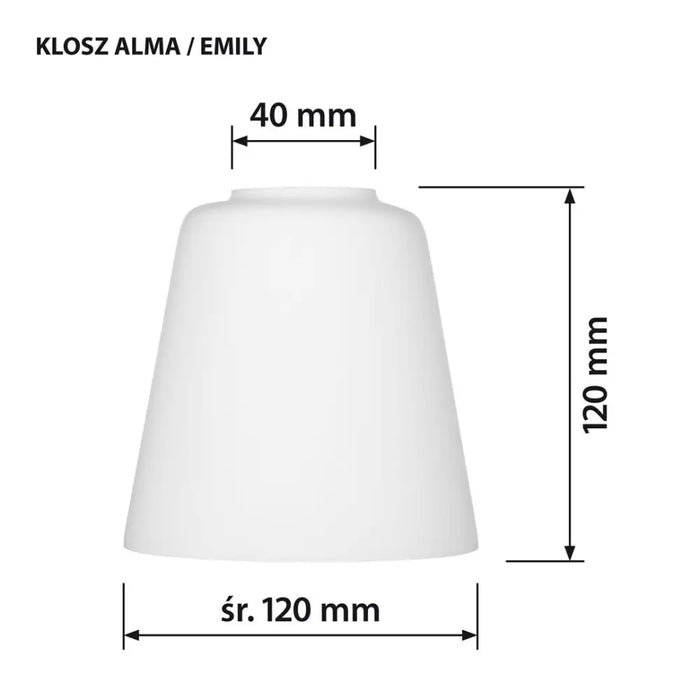 Аплик Activejet AJE-ALMA 1P E27 1x40W
