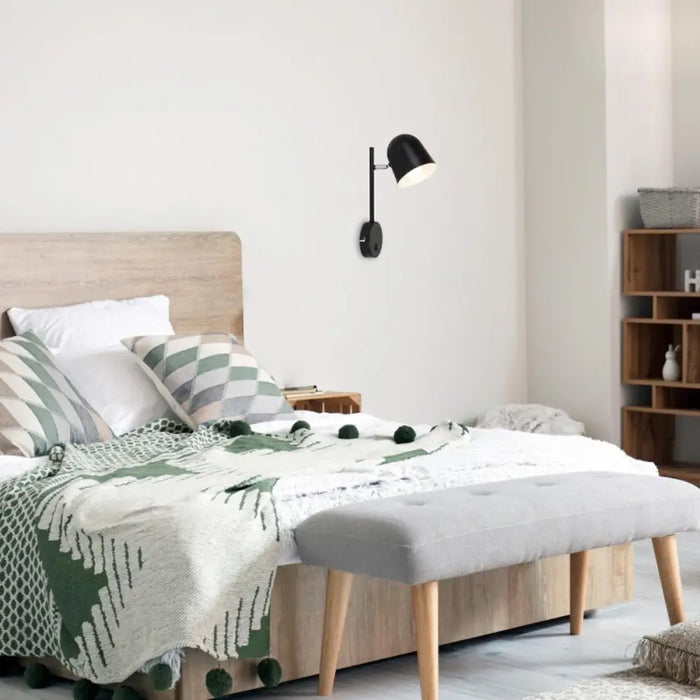 АПЛИК EGON E27 40W ЧЕРЕН МАТ