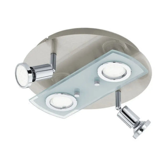 АПЛИК LED PAWEDO1 2 + 2XGU10 НИКЕЛ/ХРОМ EGLO