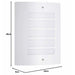 Аплик за стена Brilliant Todd Бял Метал Пластмаса 60 W E27
