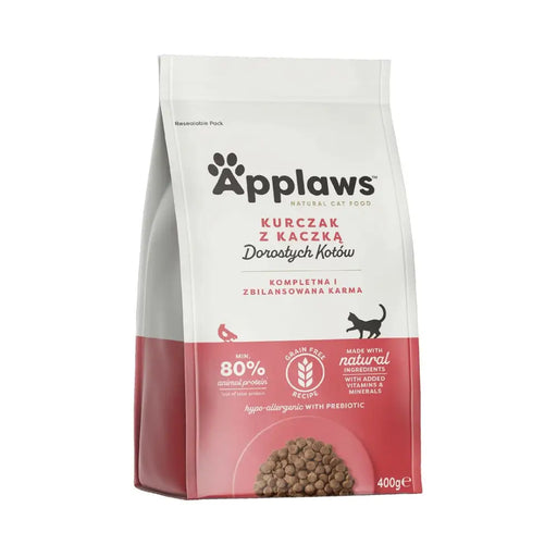 APPLAWS Adult Пиле с патица - суха храна за котки - 400гр