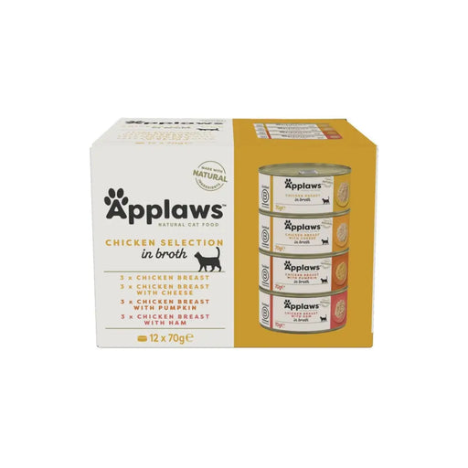 APPLAWS Chicken Selection in Broth - мокра котешка храна