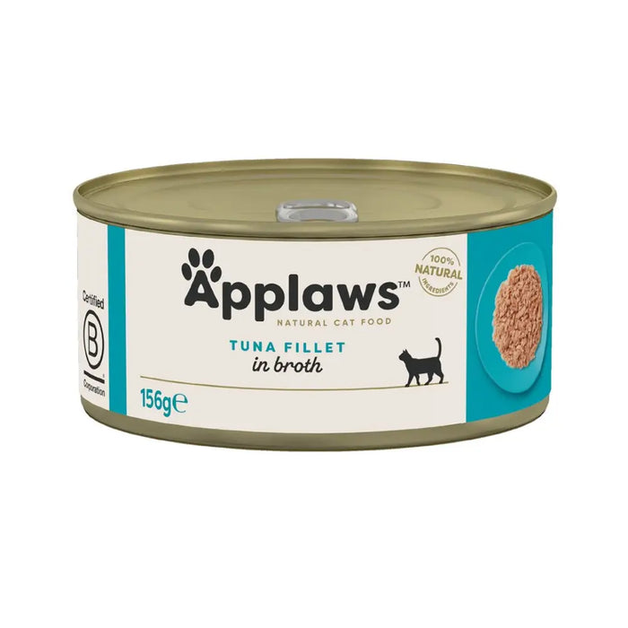 APPLAWS Филе от риба тон в бульон - мокра котешка храна