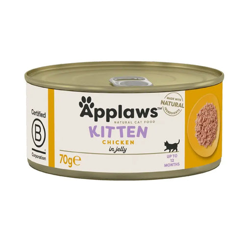 APPLAWS Kitten Пиле в желе - мокра котешка храна - 70гр