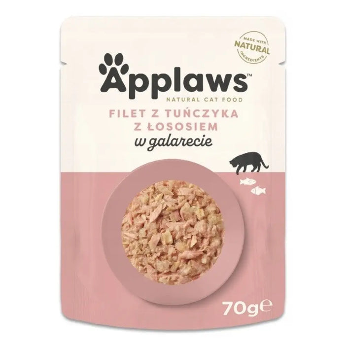 Applaws котешка риба тон и сьомга в желе 70гр