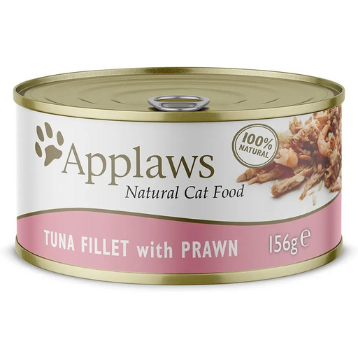 APPLAWS Natural Cat Food Филе от тон със скариди - мокра