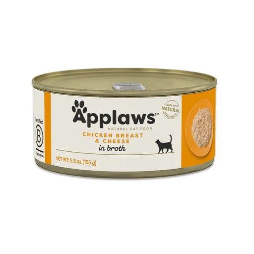 APPLAWS Пилешки гърди и сирене в бульон - мокра котешка