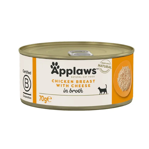 APPLAWS Пилешки гърди със сирене - мокра котешка храна