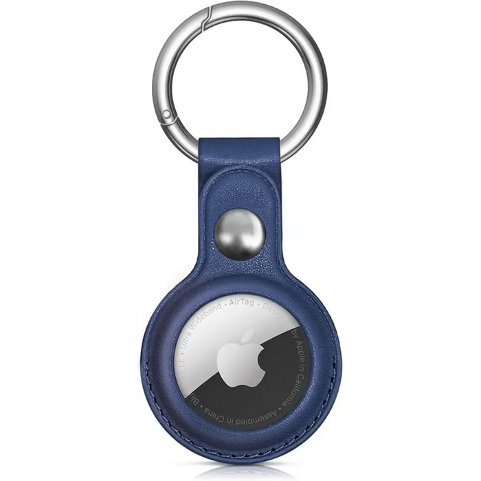 Apple AirTag PU кожен калъф - черен кафяв червен син - 4