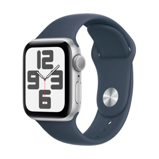 Apple Watch SE (2024) GPS 40mm Silver Alu Case Denim Sport