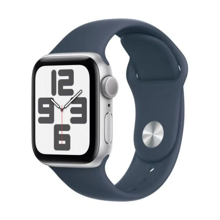 Apple Watch SE (2024) GPS 40mm Silver Alu Case Denim Sport