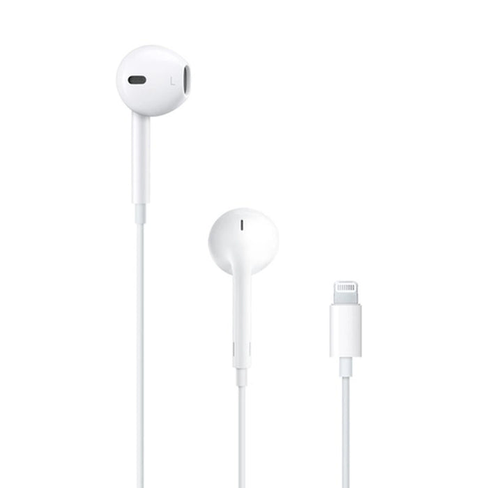 Слушалки Apple EarPods с Lightning накрайник за iPhone бели (EU Blister) (MMTN2ZM/A)