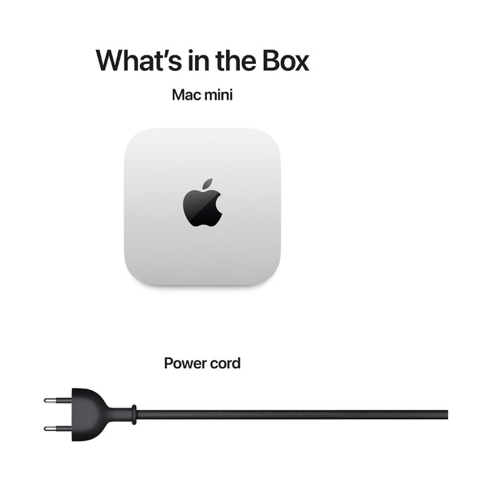 Настолен компютър APPLE MAC MINI M6 12C 16/256 MAC OS, SSD 256 GB, APPLE M6 12 CORE, APPLE 12 CORE GPU, RAM ПАМЕТ 16 GB
