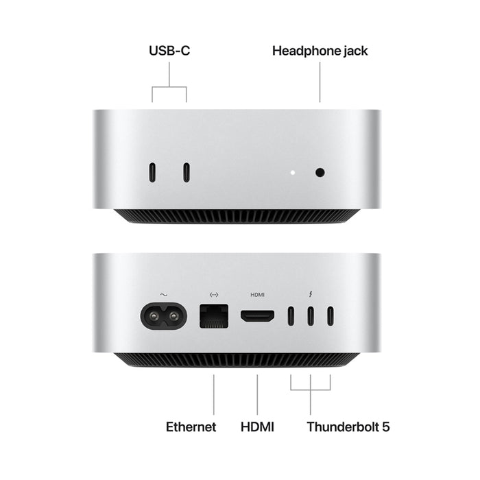 Настолен компютър APPLE MAC MINI M5P 15C 24/512 MAC OS, SSD 512 GB, APPLE M5 PRO 15 CORE, APPLE 15 CORE GPU, RAM ПАМЕТ 24 GB