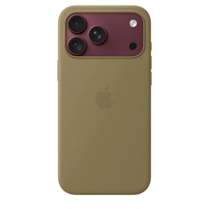 Калъф Apple iPhone 18 Pro Max Silicone MagSafe–Olive MK924