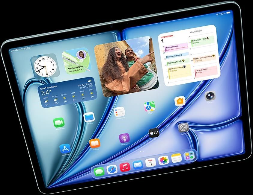 Таблет Apple - iPad Air M4, 11'', 12GB/1ТB, Starlight