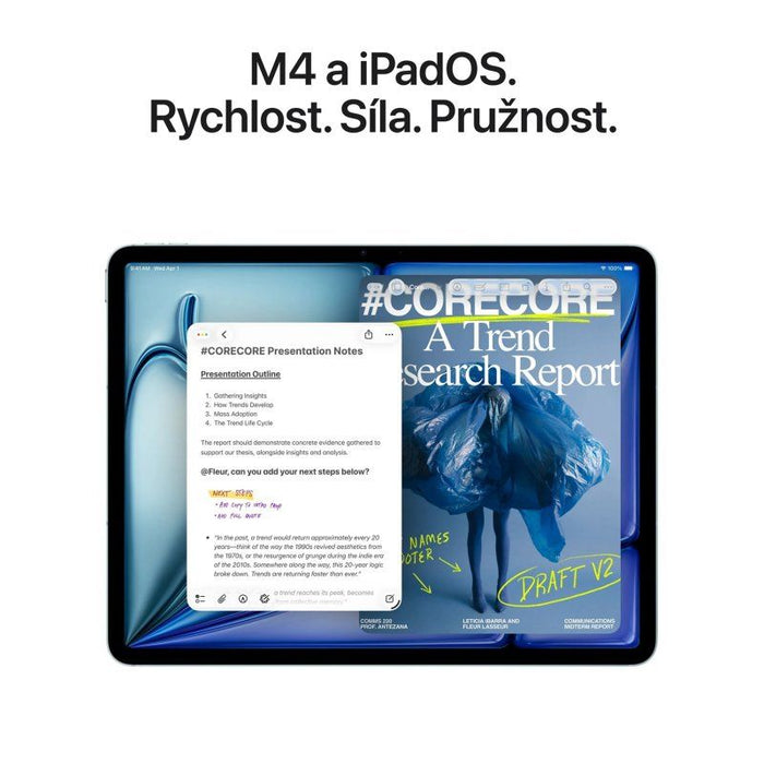 Таблет Apple - iPad Air M4 Cellular, 11'', 12GB/1ТB, Starlight