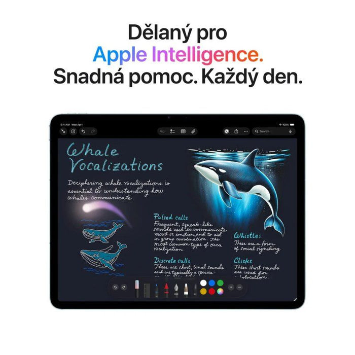Таблет Apple - iPad Air M4 Cellular, 13'', 12GB/512GB, Starlight