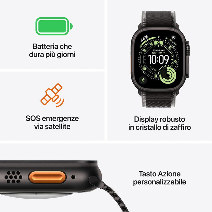 Смарт часовник Apple Ultra 3 Сив 49 mm Ø 49 mm
