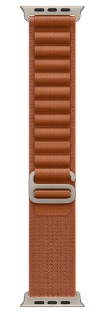 Каишка Apple - Alpine Loop Titanium Finish, Apple Watch, 49 mm, L, Terra Cotta