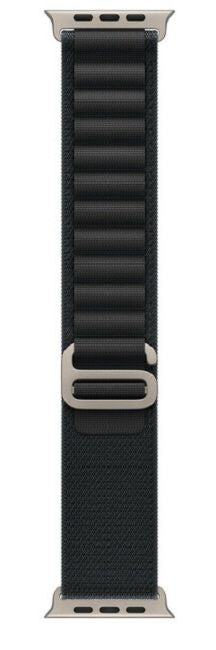 Каишка Apple - Black Alpine Loop, Apple Watch, 49 mm, М, Black