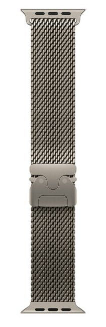 Каишка Apple - Milanese Loop, Apple Watch, 49 mm, М, Natural Titanium