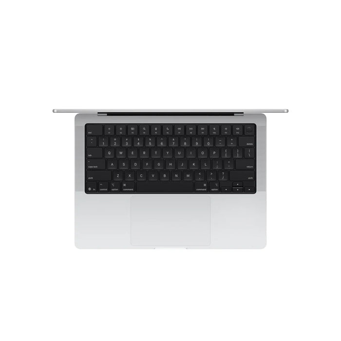 Apple 14-инчов MacBook Pro: Чип Apple M5 с 10-ядрен процесор и 10-ядрен графичен процесор, 24GB, 1TB SSD - сребрист