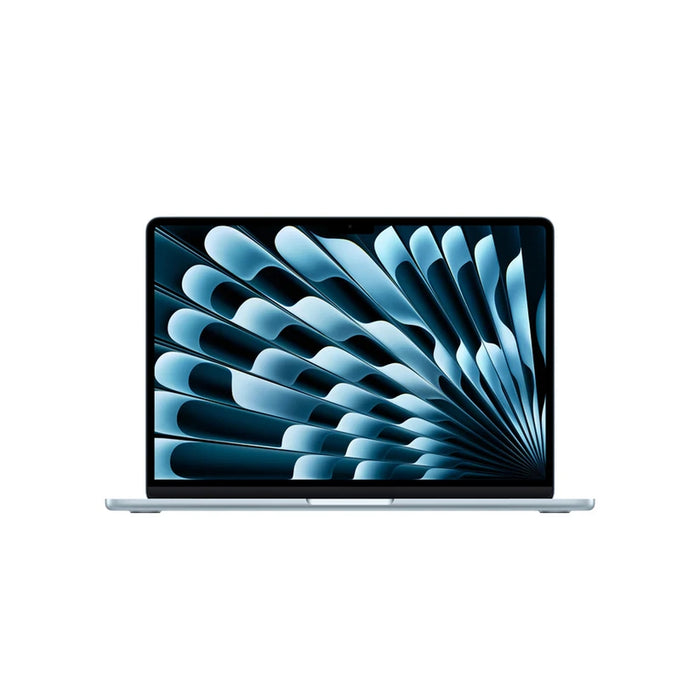 Apple MacBook Air 13.6: Чип Apple M5 с 10-ядрен процесор и 10-ядрен графичен процесор, 16GB, 1TB SSD - небесно син